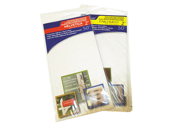 Adesivi per carta rimovibili Lettere in vinile adesive Adesivi per cartelloni