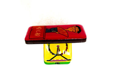 Magnete per frigorifero in resina 3D Magnete per frigorifero epossidico 30 mm x 40 mm con scatola di plastica trasparente
