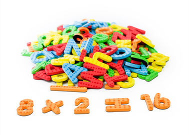 EVA in schiuma colorata Alfabeti e numeri magnetici portatili per bambini Lettere e numeri magnetici