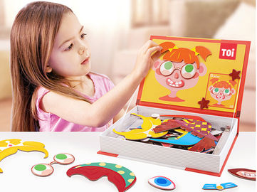 Set di attività magnetica per frigoriferi per bambini personalizzato con confezione con scatola regalo per l'apprendimento prescolare