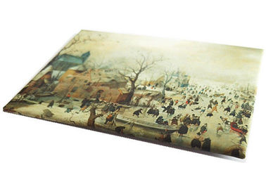 Opere d'arte personalizzate 54x78mm Stampa immagine Souvenir Magnete per frigorifero in latta per decorazione e promozione