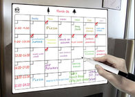 Pianificatore mensile frigorifero 17X12 pollici Magnetico Calendario perpetuo Notepad magnetici personalizzati