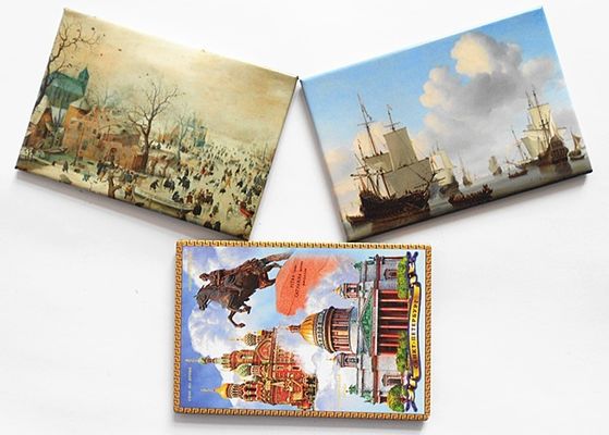Disegno su misura Souvenir di viaggio 78 X 54mm Magnete frigorifero in latta Magneti frigorifero souvenir