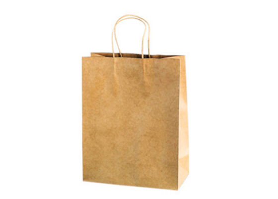 Borsa di carta pieghevole rivestita su misura per regalo di lusso Borsa da shopping in carta con maniglia a corda