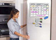 Macchi il magnete di superficie resistente del frigorifero asciutto cancellano il calendario per il frigorifero