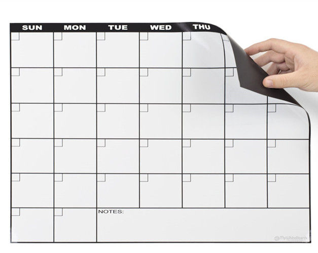 Materiale magnetico flessibile e laminazione speciale a secco per calendario magnetico frigorifero personalizzato